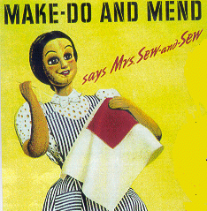 An Image of a 'Make-do and Mend' Poster