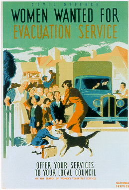 An Image of a Poster Advertising for Positions in the Evacuation Service