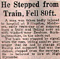 Press Article from the Daily Sketch Image