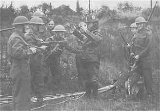 An Image Showing the 'Capturing the Invader' Home Guard Exercise